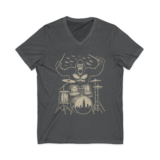 King Kong's Drum Solo  - Short Sleeve V Neck