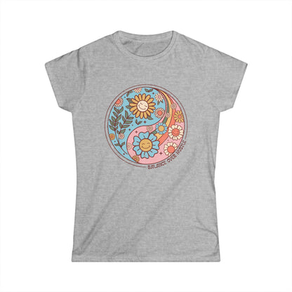 Flowers and Yang - Women's Softstyle Tee