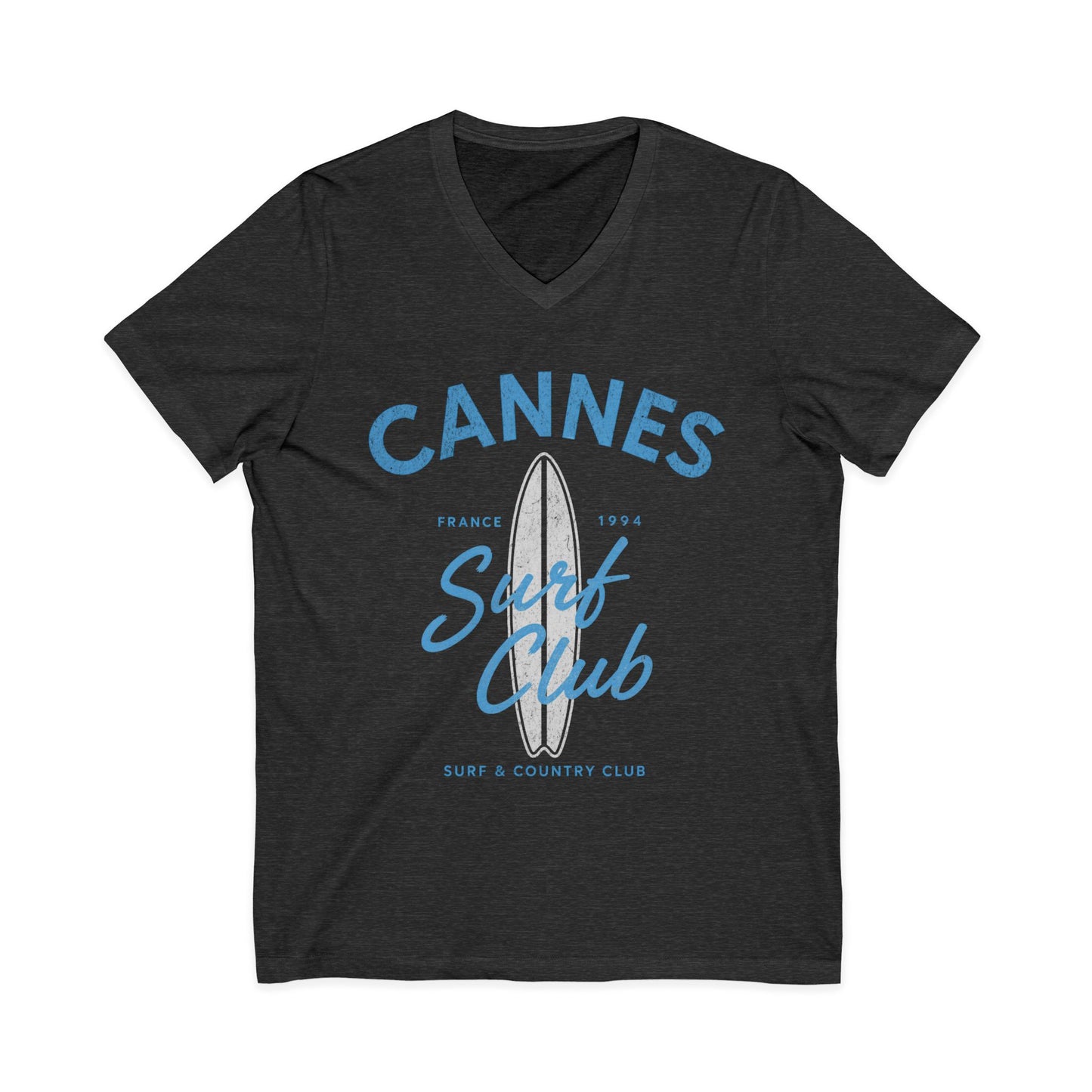 Cannes Surf Club - Short Sleeve V Neck