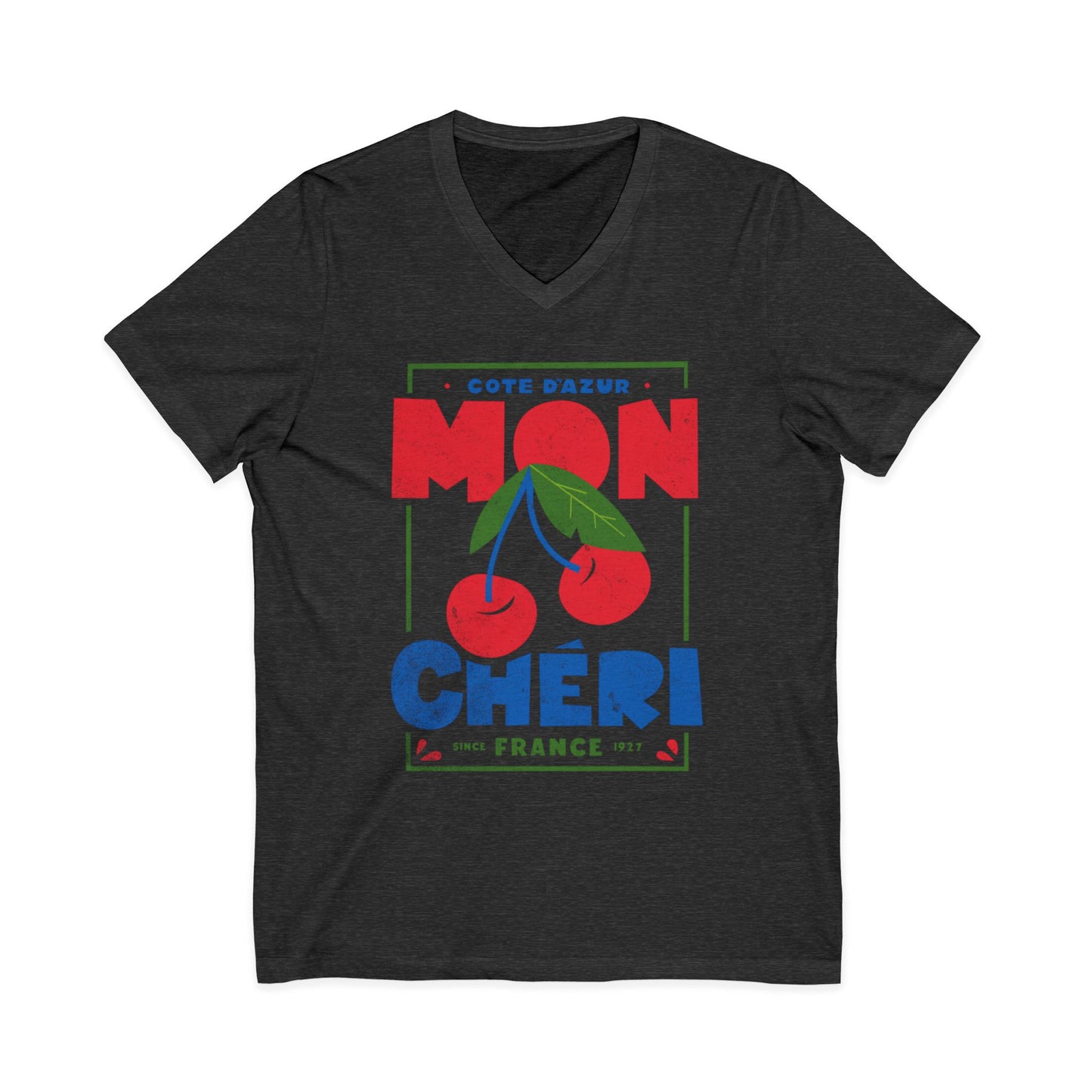 Mon Cheri - Short Sleeve V Neck
