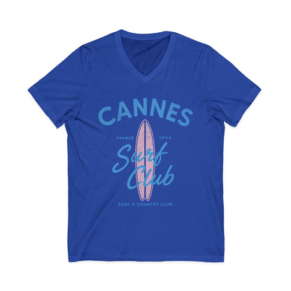 Cannes Surf Club - Short Sleeve V Neck