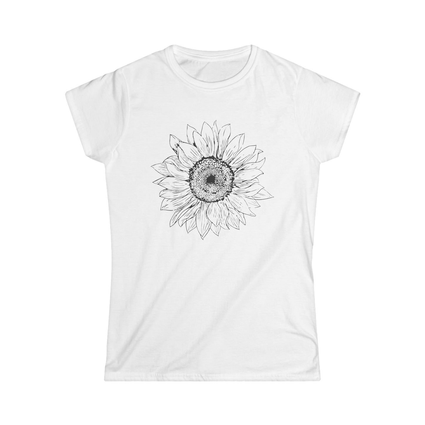 Graphite Sunflower - Women's Softstyle Tee