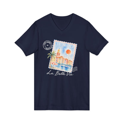 St Tropez - Short Sleeve V Neck