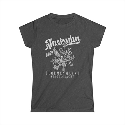 Amsterdam Flower Market - Women's Softstyle Tee