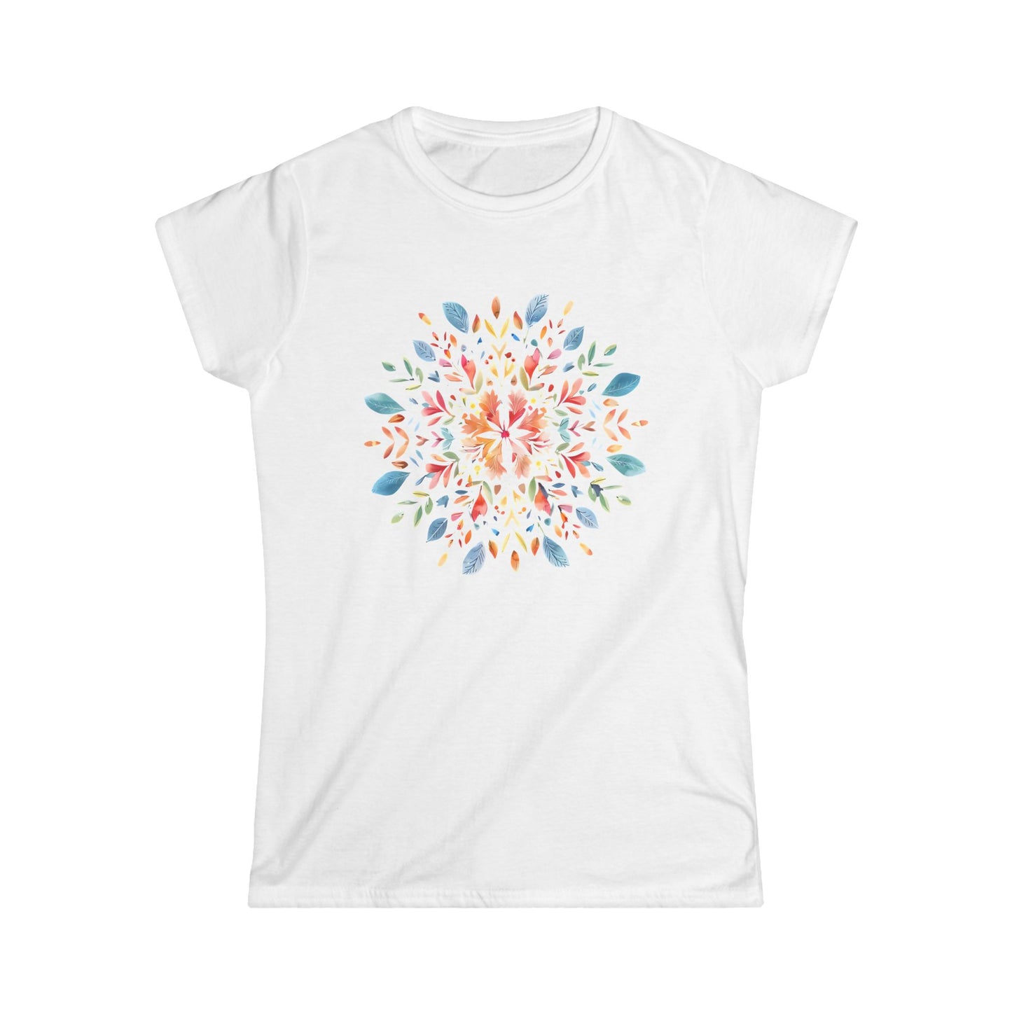 Plant Mandala - Women's Cut Fitted Tee