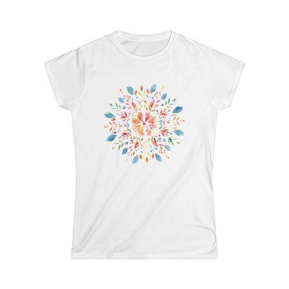 Plant Mandala - Women's Cut Fitted Tee