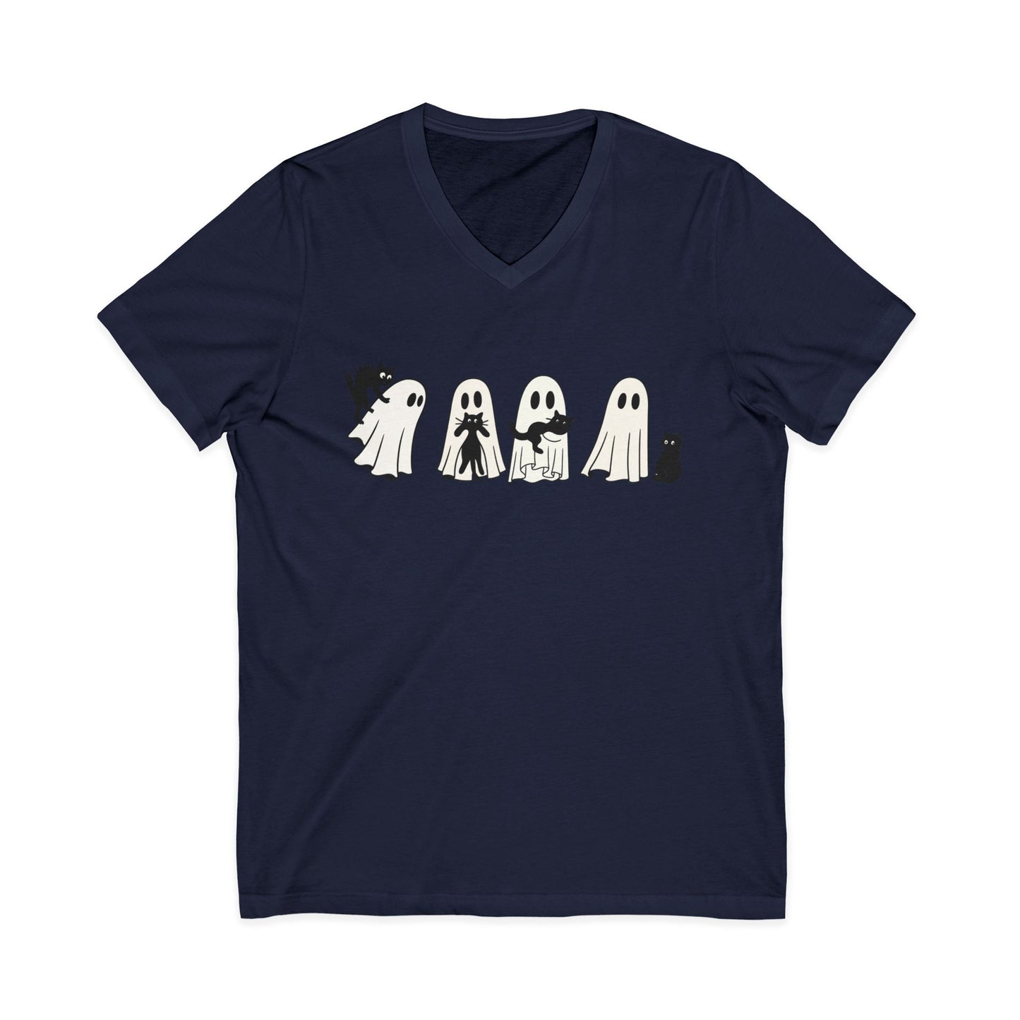 Scaredy Cats - Short Sleeve V Neck