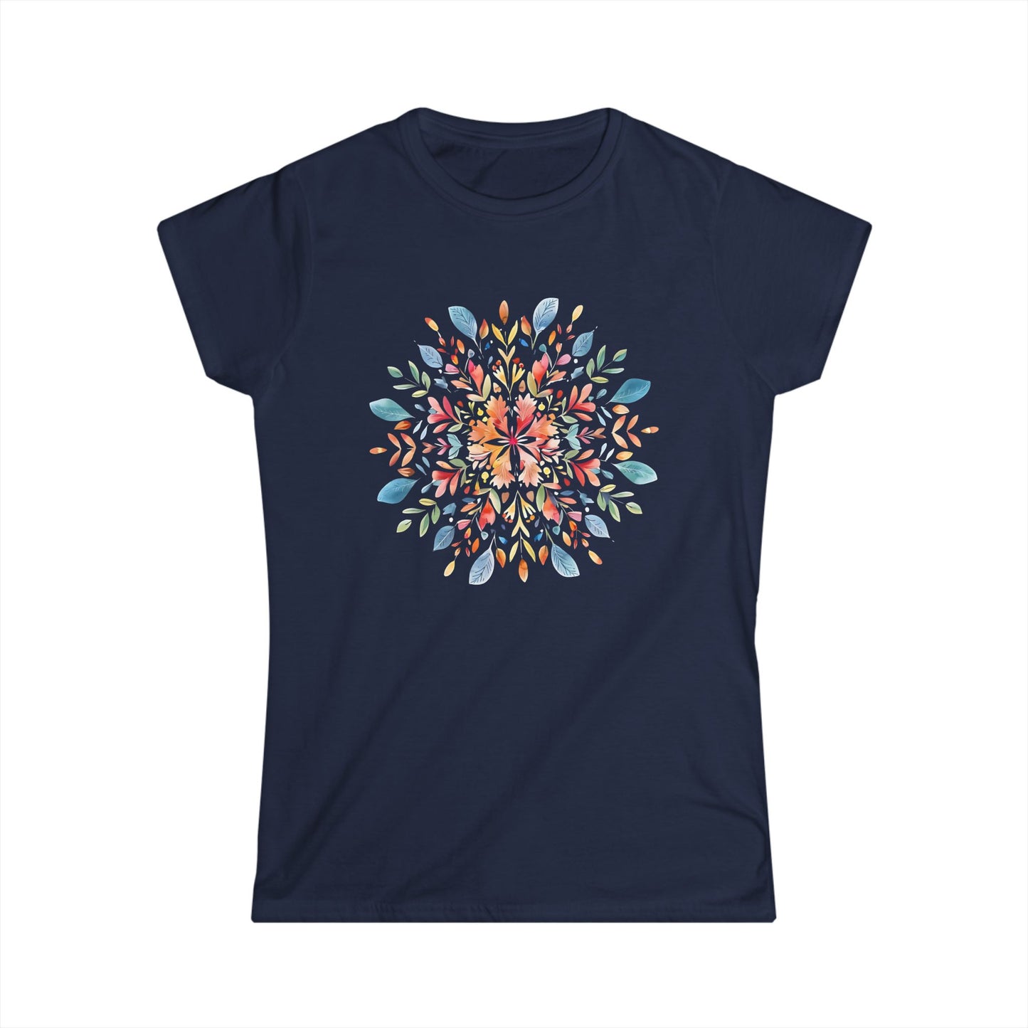 Plant Mandala - Women's Cut Fitted Tee