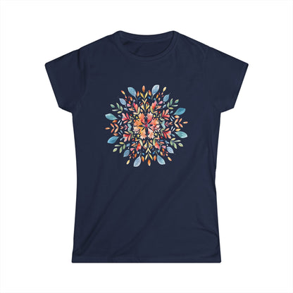 Plant Mandala - Women's Cut Fitted Tee
