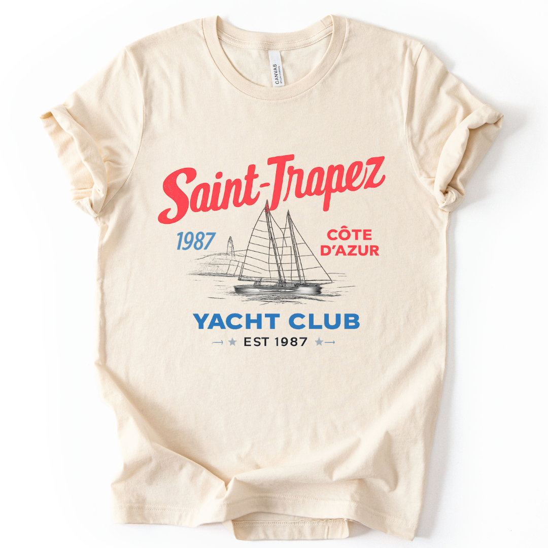 Saint Tropez Yacht Club - Bella Canvas Super Soft Standard Fit T Shirt
