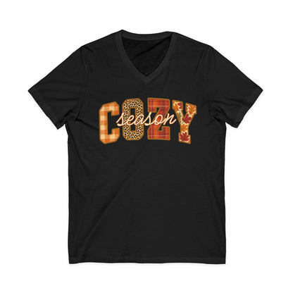 Cozy Season - Short Sleeve V Neck