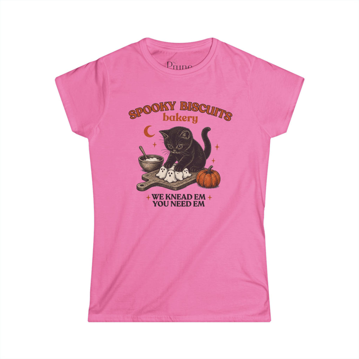 Spooky Biscuit Bakery - Women's Cut Fitted Tee
