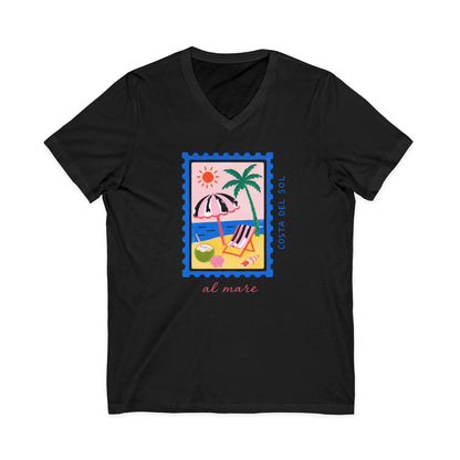 Costa Del Sol - Short Sleeve V Neck
