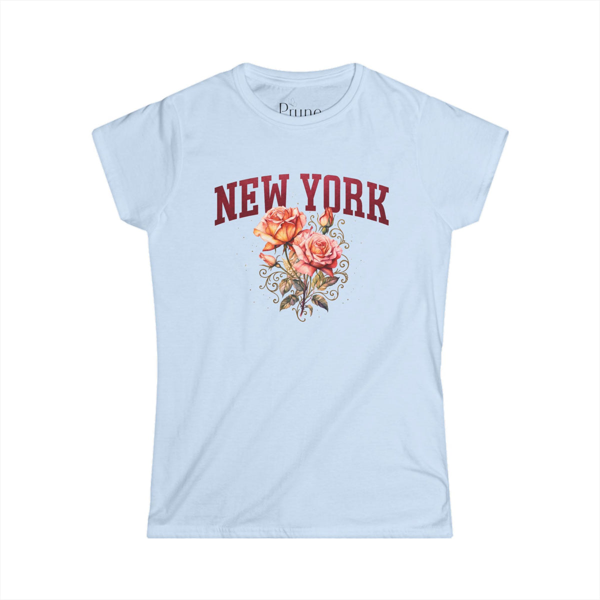 New York Floral - Women's Cut Fitted Tee