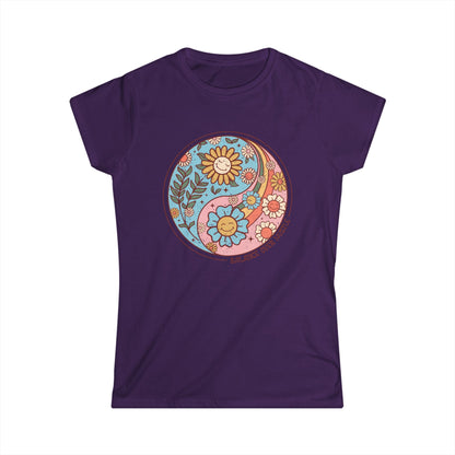 Flowers and Yang - Women's Softstyle Tee
