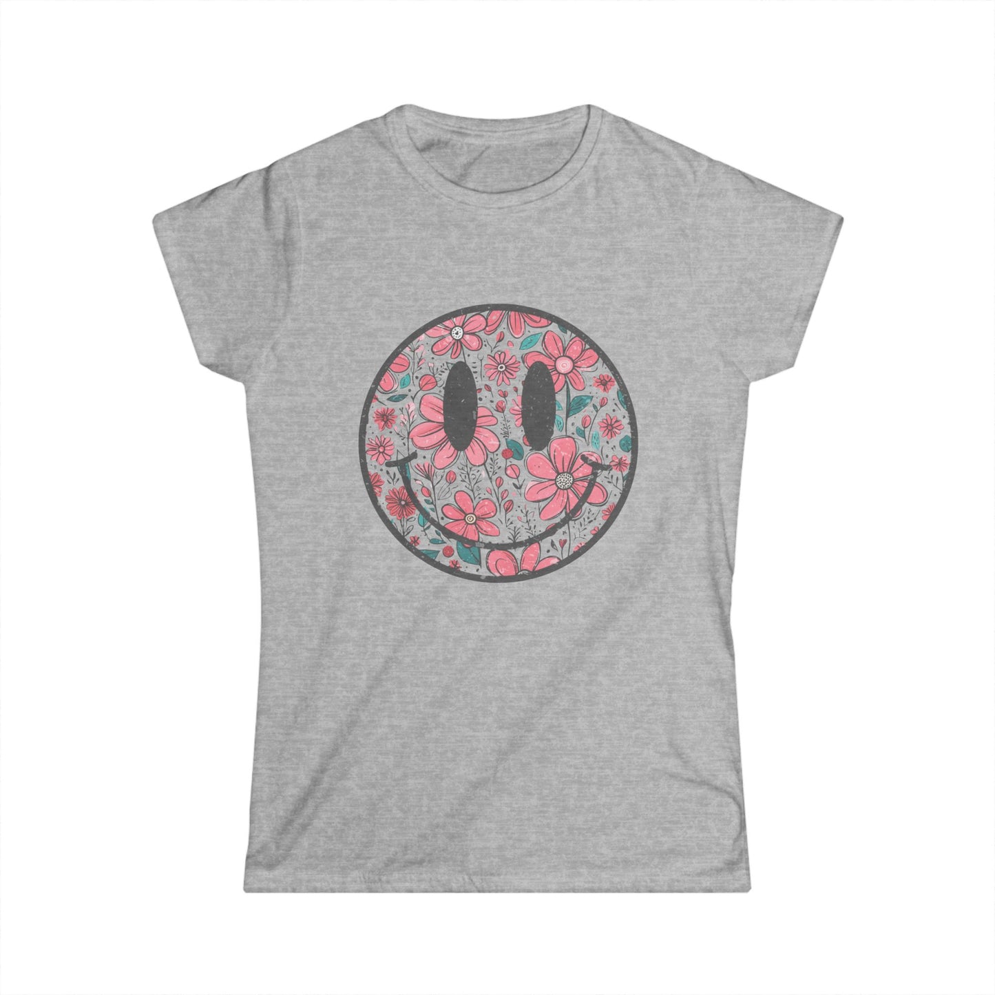 Flower Smile - Women's Softstyle Tee