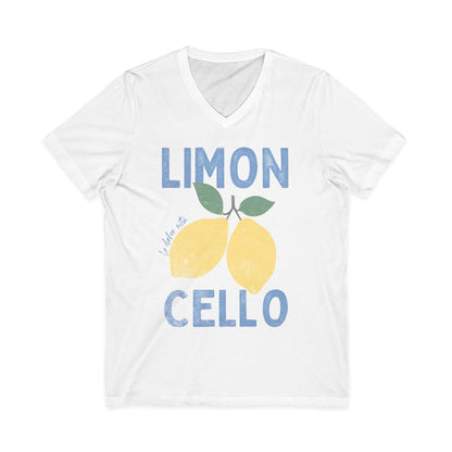 Limon Cello, Vintage Tee - Short Sleeve V Neck
