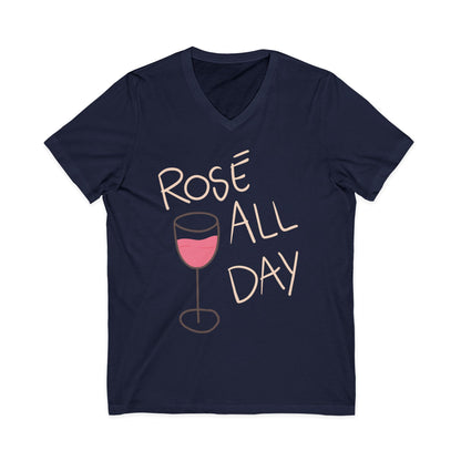 Rose All Day - Short Sleeve V Neck