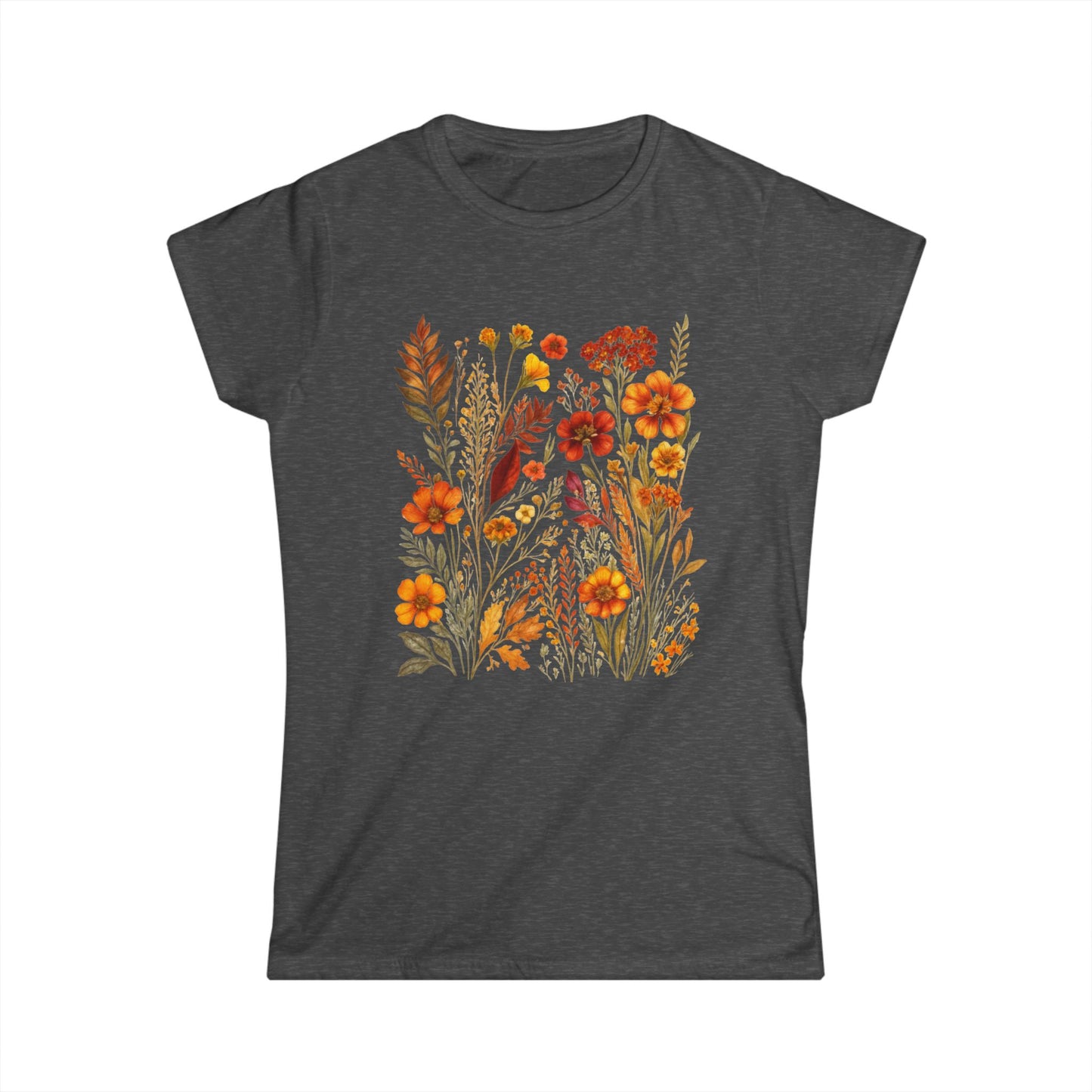 Autumn Floral - Women's Softstyle Tee