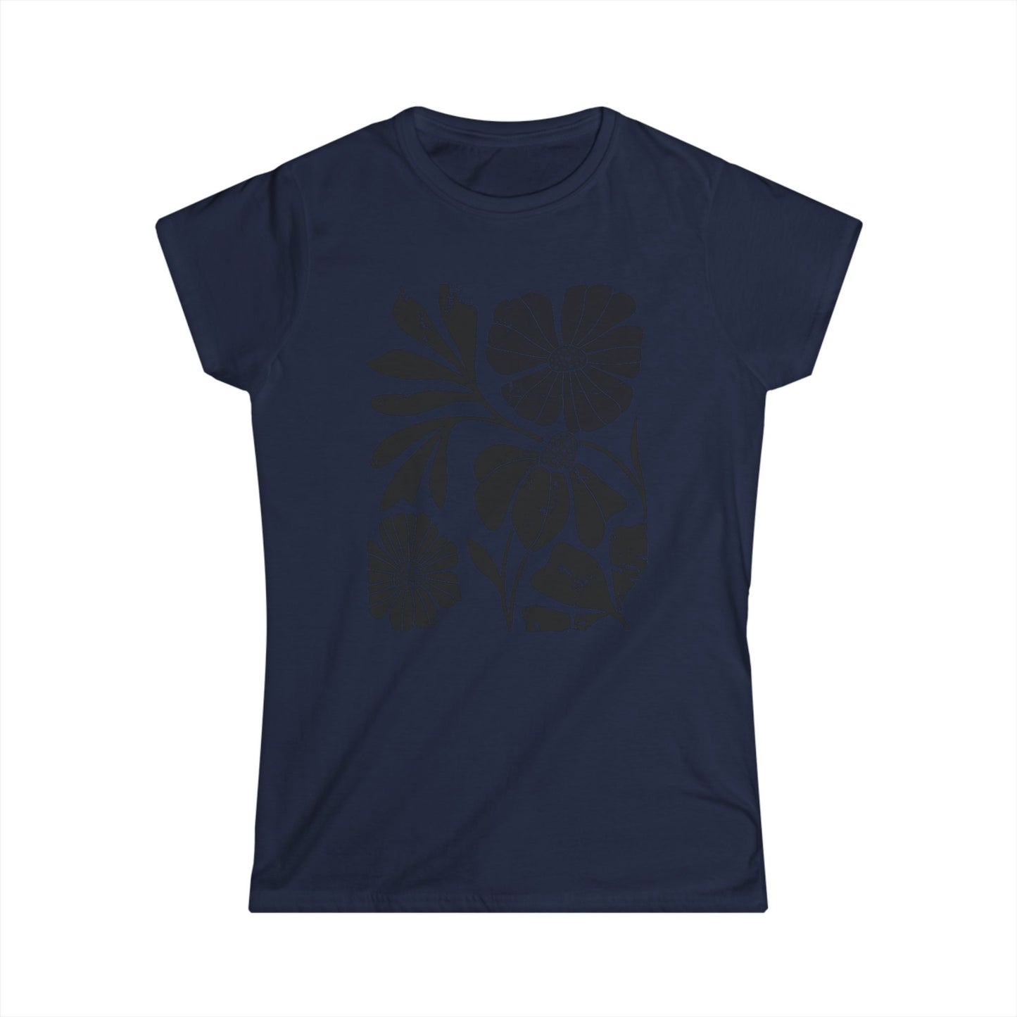 Artistic Boho Floral - Women's Cut Fitted Tee