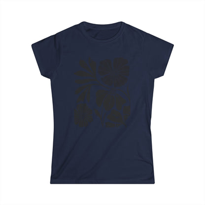 Artistic Boho Floral - Women's Cut Fitted Tee