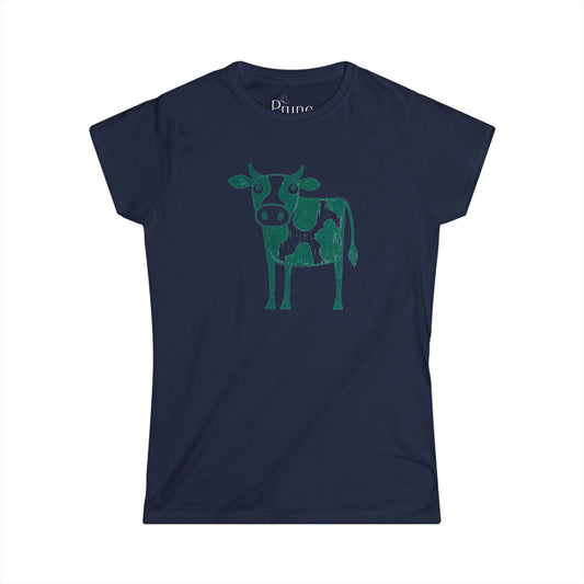 Cow - Women's Cut Fitted Tee