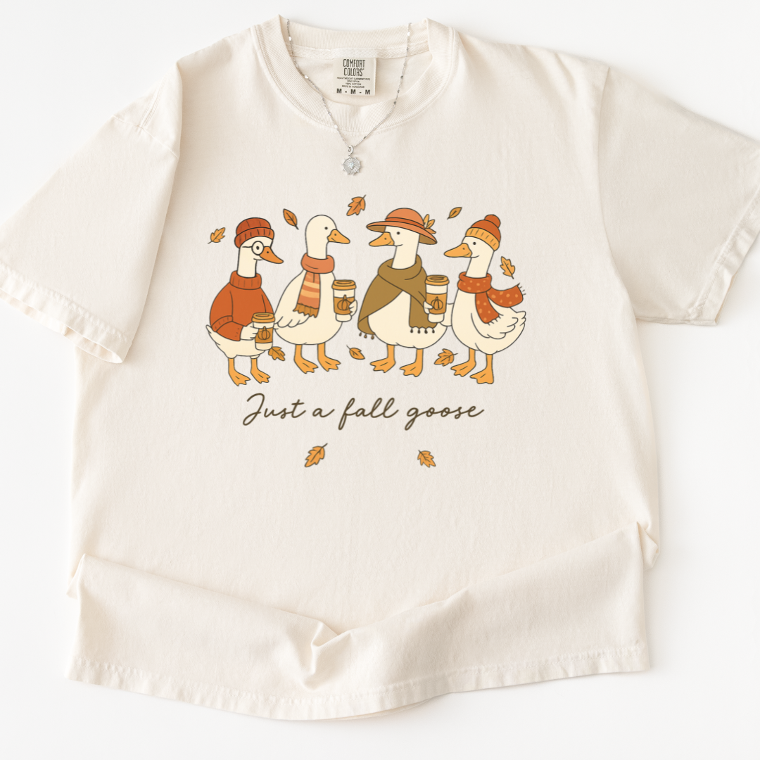Fall Goose - Comfort Colors Relaxed Fit Premium T Shirt