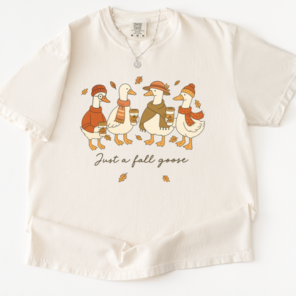 Fall Goose - Comfort Colors Relaxed Fit Premium T Shirt