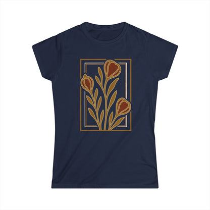 Floraison Noire - Women's Cut Fitted Tee