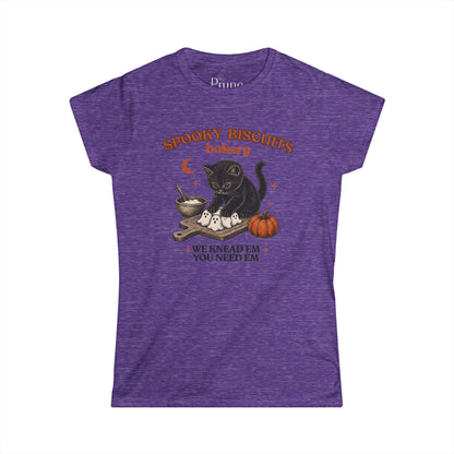 Spooky Biscuit Bakery - Women's Cut Fitted Tee