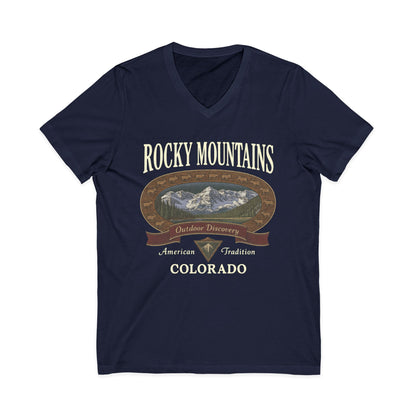 Rocky Mountains - Short Sleeve V Neck