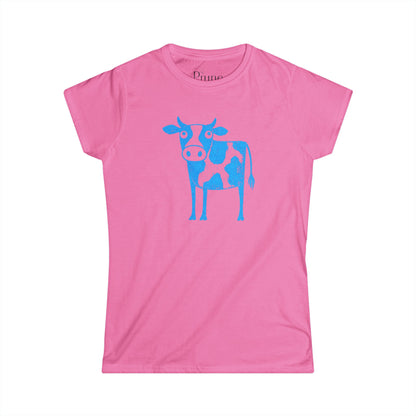 Cow - Women's Cut Fitted Tee
