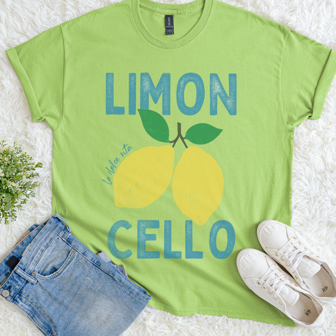Limon Cello, Vintage Tee   - Gildan Lightweight Premium T Shirt