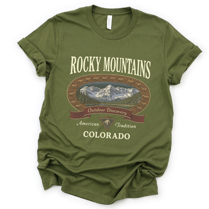 Rocky Mountains - Bella Canvas Super Soft Fitted T Shirt
