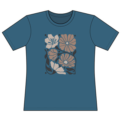 Abstract Floral - Super Soft Women's Cut