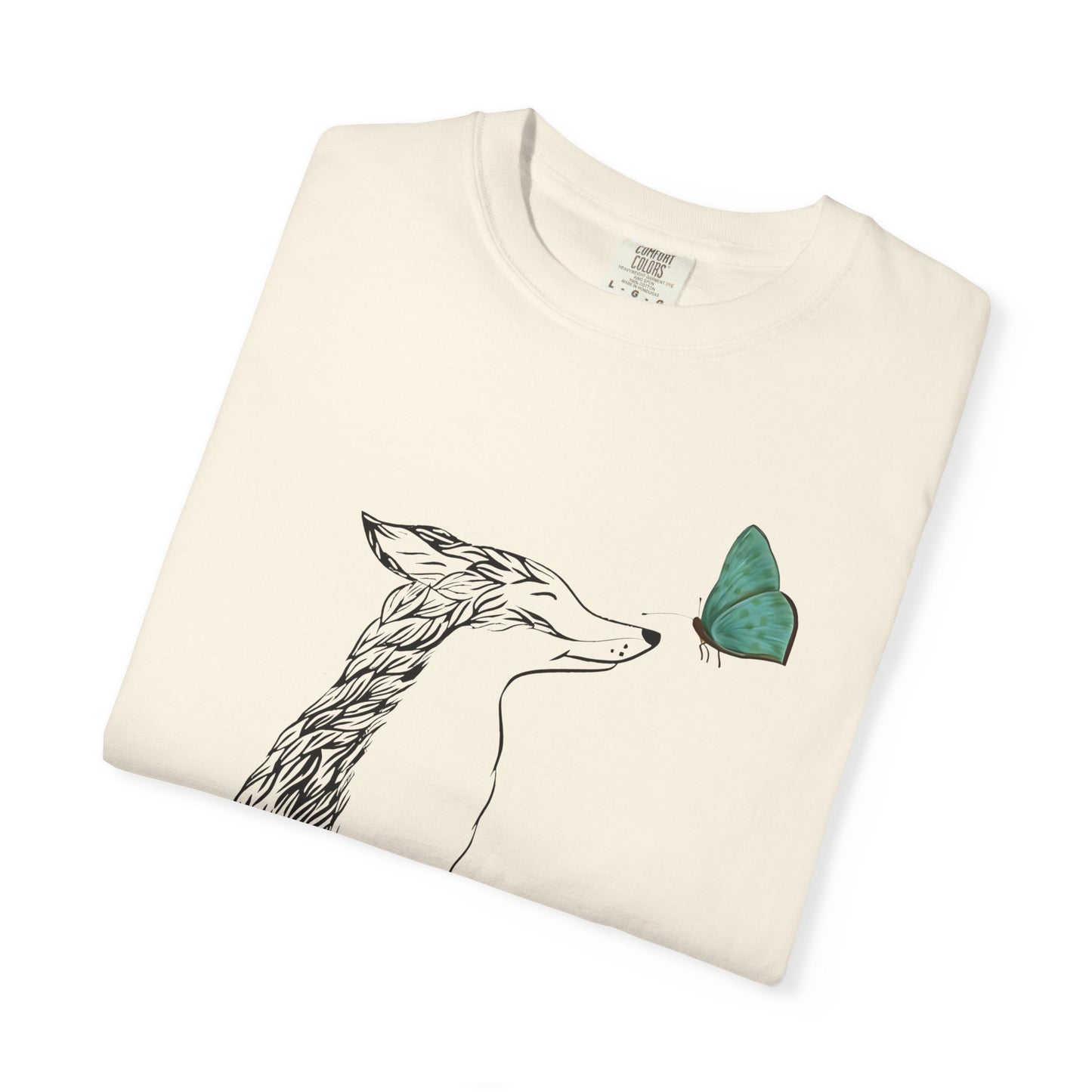 Fox & Butterfly - Comfort Colors Relaxed Fit Premium T Shirt