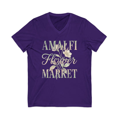 Amalfi Flower Market - Short Sleeve V Neck