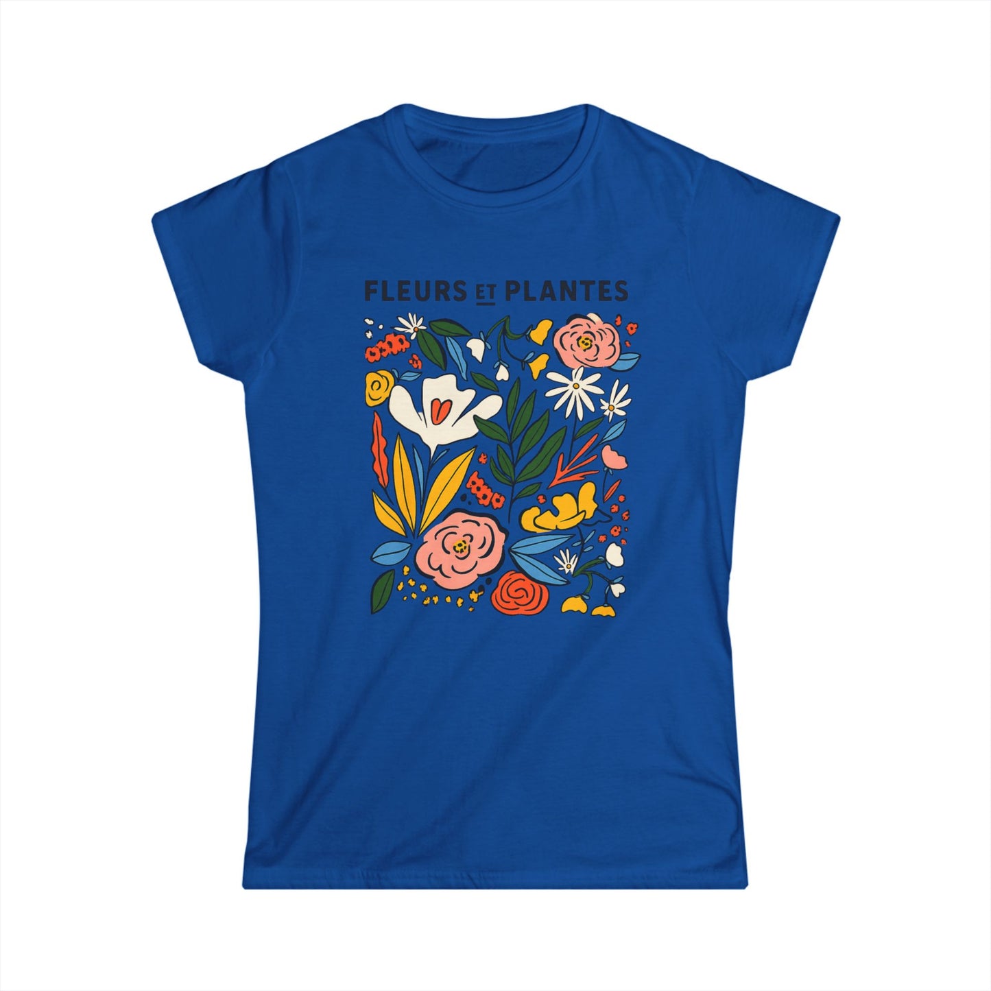 Fleurs Et Plantes - Women's Softstyle Tee