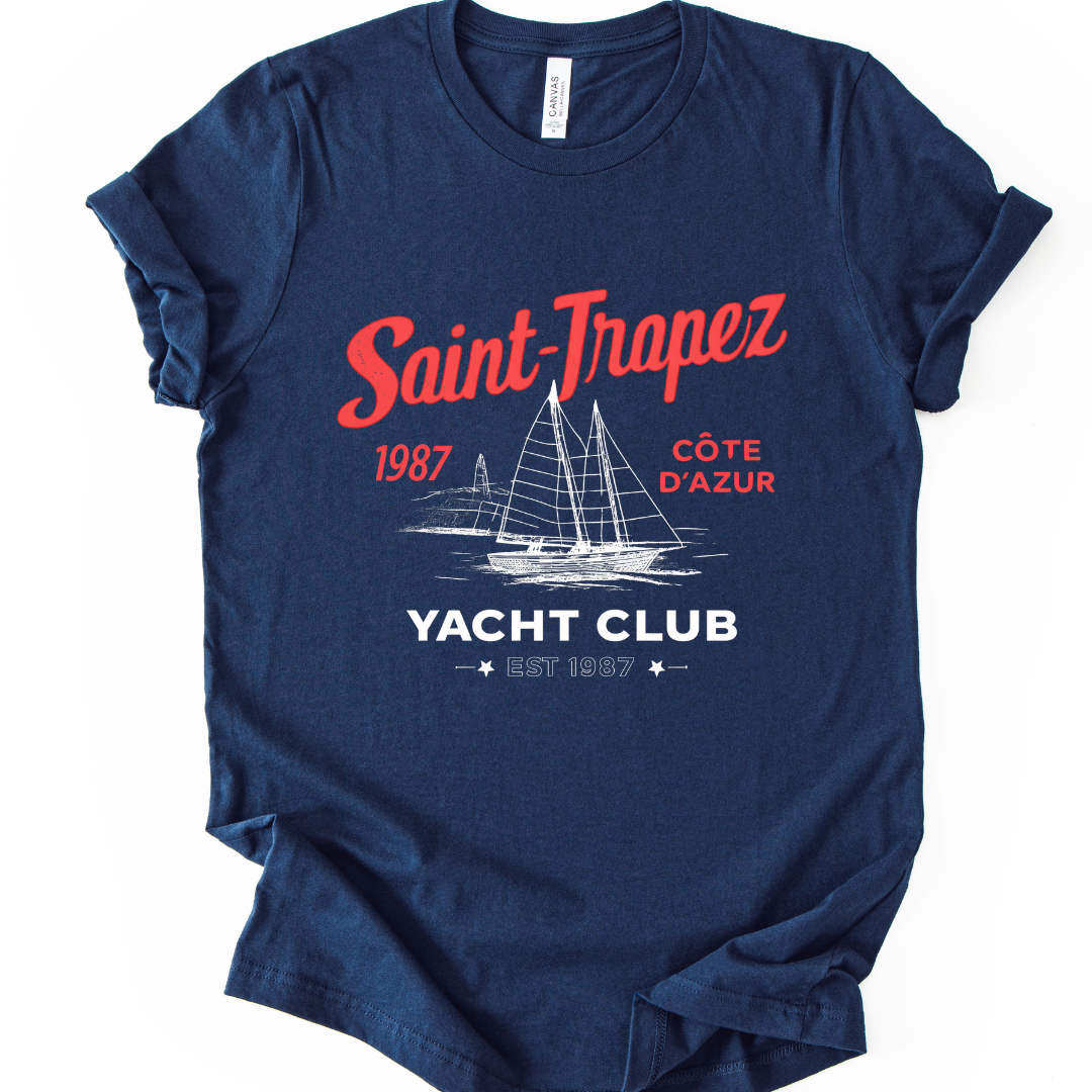 Saint Tropez Yacht Club - Bella Canvas Super Soft Standard Fit T Shirt