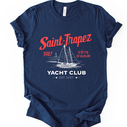 Saint Tropez Yacht Club - Bella Canvas Super Soft Standard Fit T Shirt