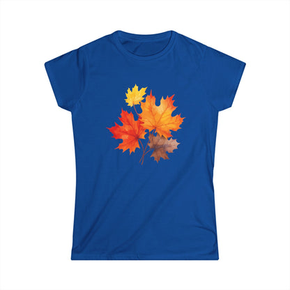 Autumn Leaves - Women's Cut Fitted Tee