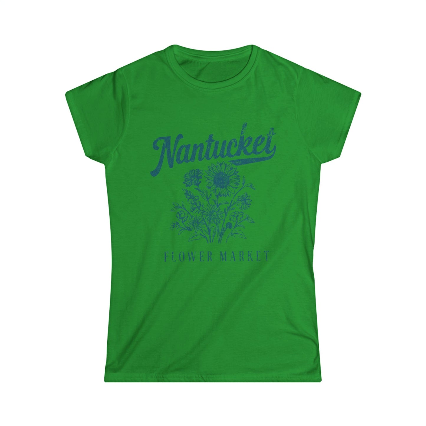 Nantucket Flower Market - Women's Softstyle Tee