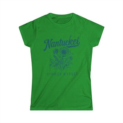 Nantucket Flower Market - Women's Softstyle Tee