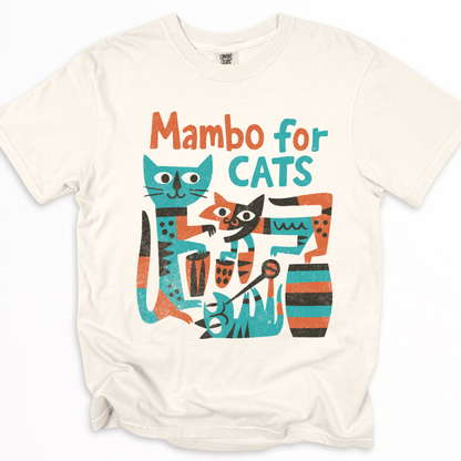 Mambo For Cats - Comfort Colors Relaxed Fit Premium T Shirt