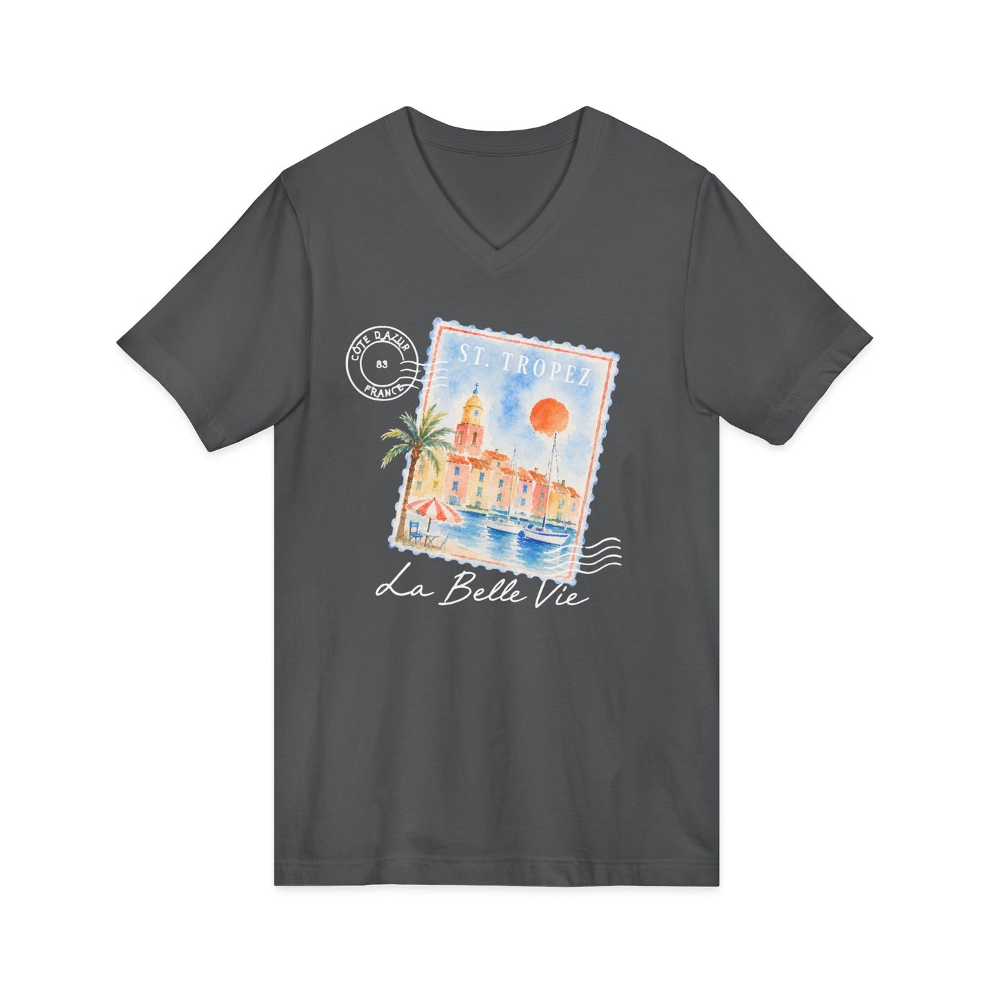 St Tropez - Short Sleeve V Neck