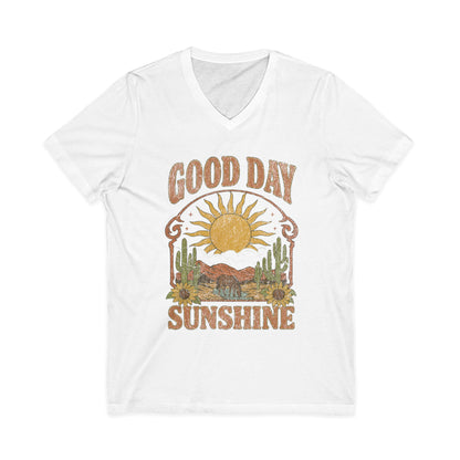 Good Day Sunshine - Short Sleeve V Neck