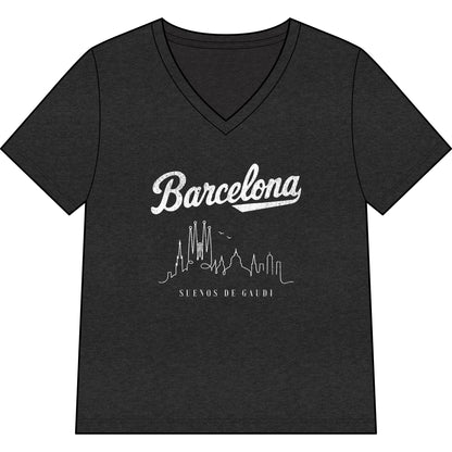 Barcelona, Dreams Of Gaudi - Super Soft V Neck