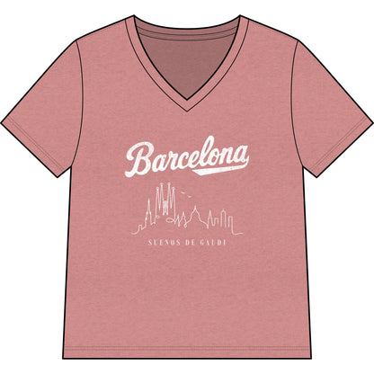 Barcelona, Dreams Of Gaudi - Super Soft V Neck