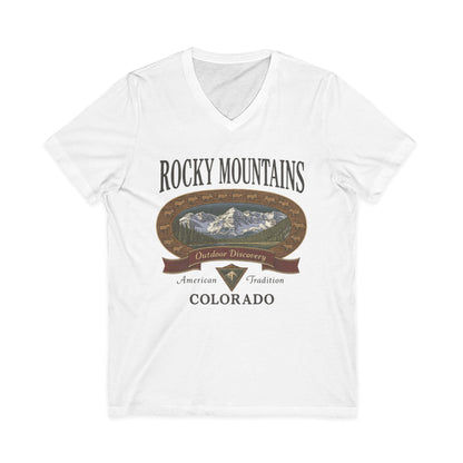 Rocky Mountains - Short Sleeve V Neck