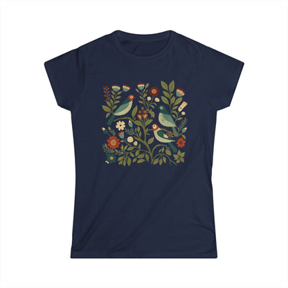 Folk Aviary - Women's Softstyle Tee